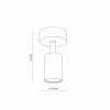 Nowoczesna oprawa sufitowa brązowa regulowana tuba reflektor spot minimalistyczna uniwersalna klasyczna NEX 11366 TK-Lighting